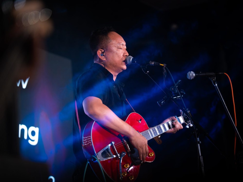 Alobo Naga performs at Grand Easter Celebration in New Delhi